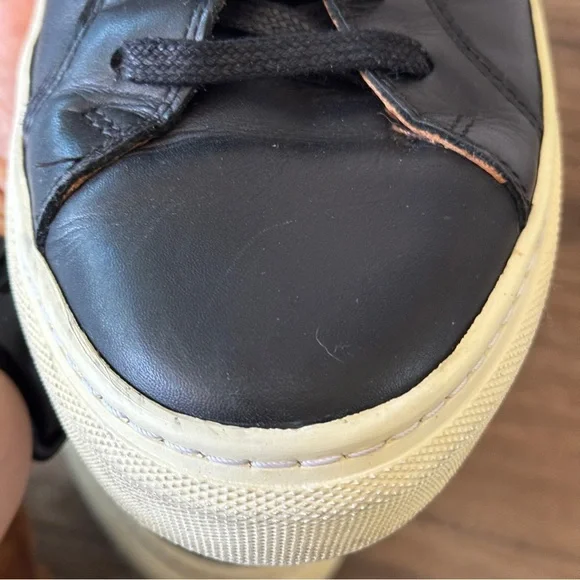 Beckett Simonon black leather sneakers size 44 US 10 - Picture 11 of 14